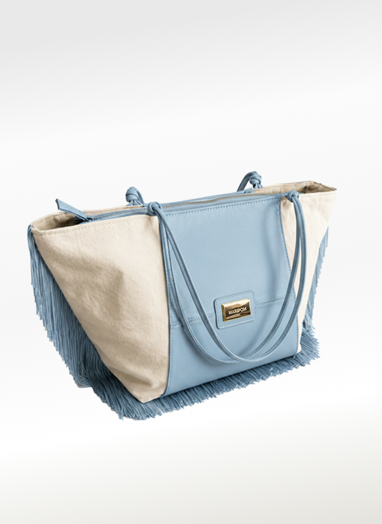 Bolso Soléa azul claro en piel