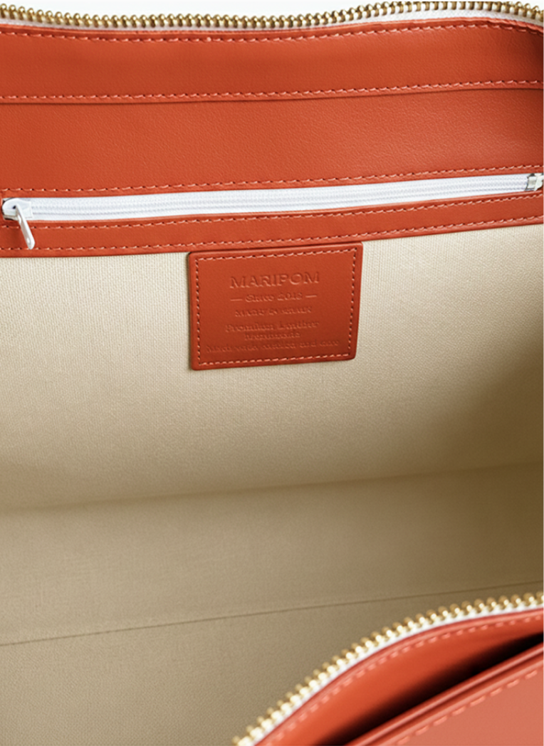 Bolso Soléa Naranja en piel