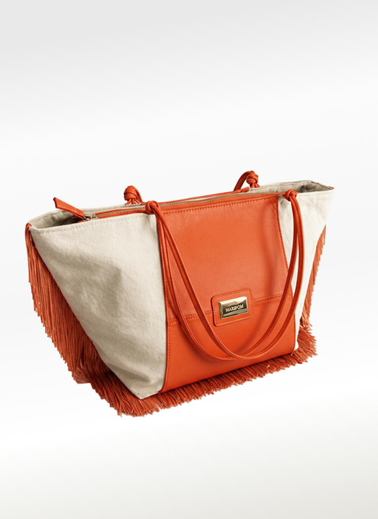 Bolso Soléa Naranja en piel