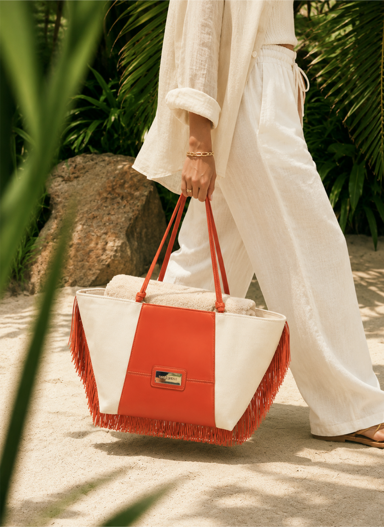 Bolso Soléa Naranja en piel