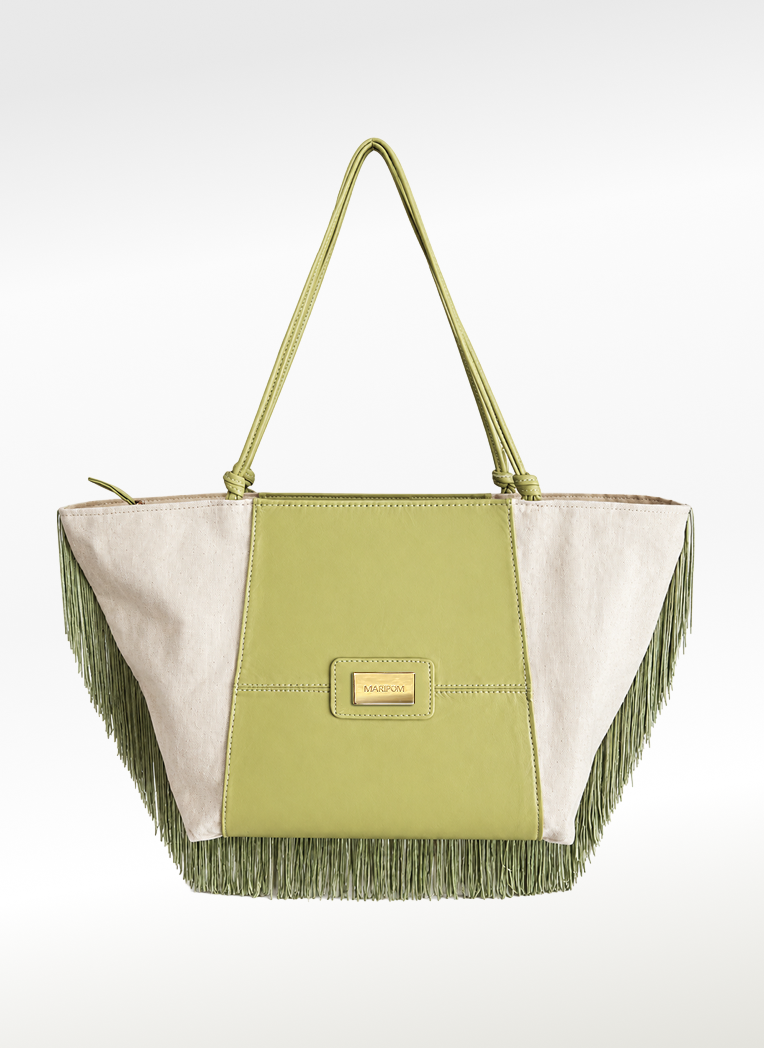 Bolso Soléa Verde claro en piel