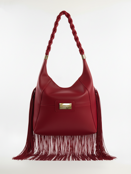 Bolso Andara Rojo en piel genuina de cordero