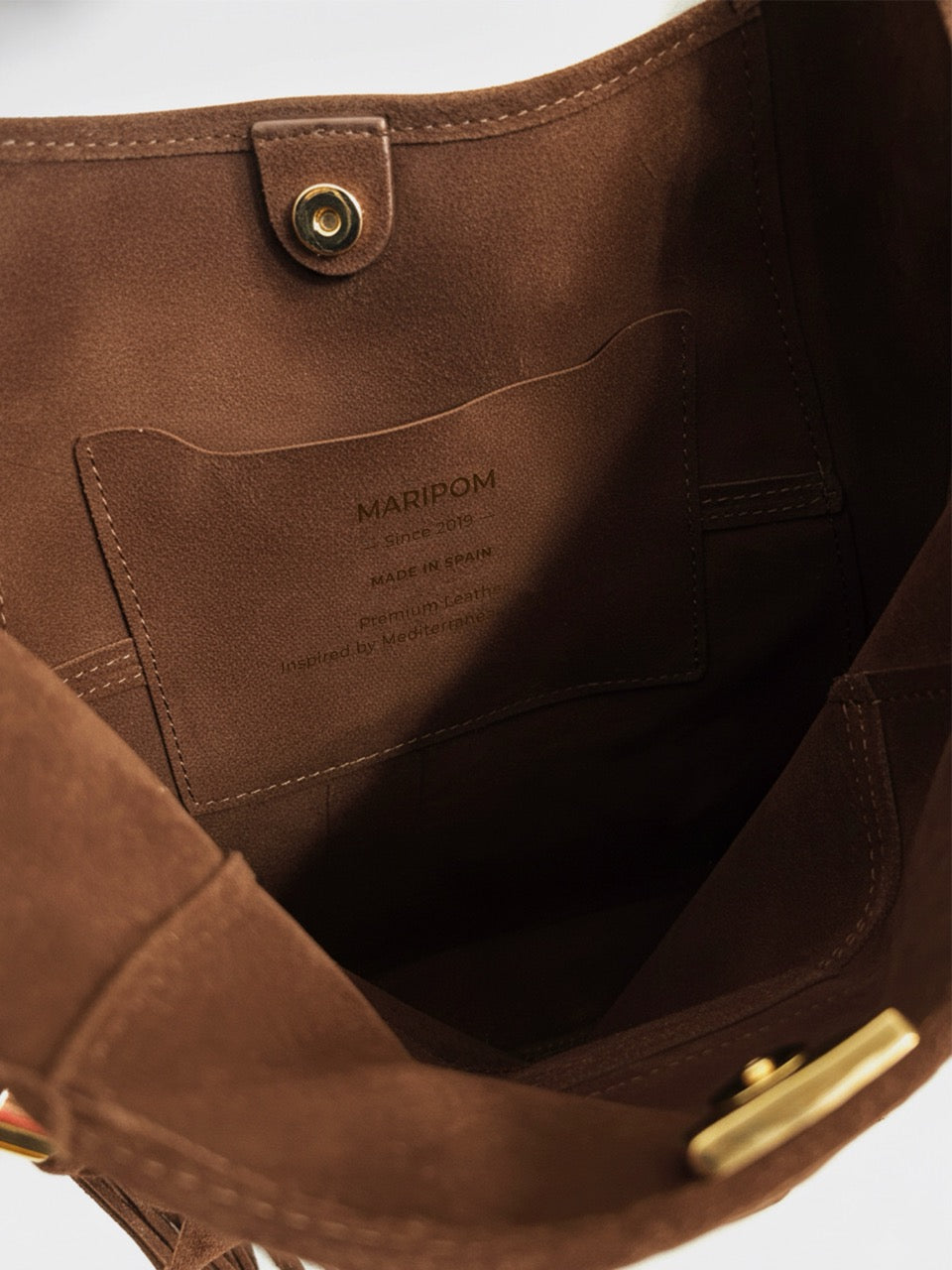 Bolso Andara Marrón en Serraje