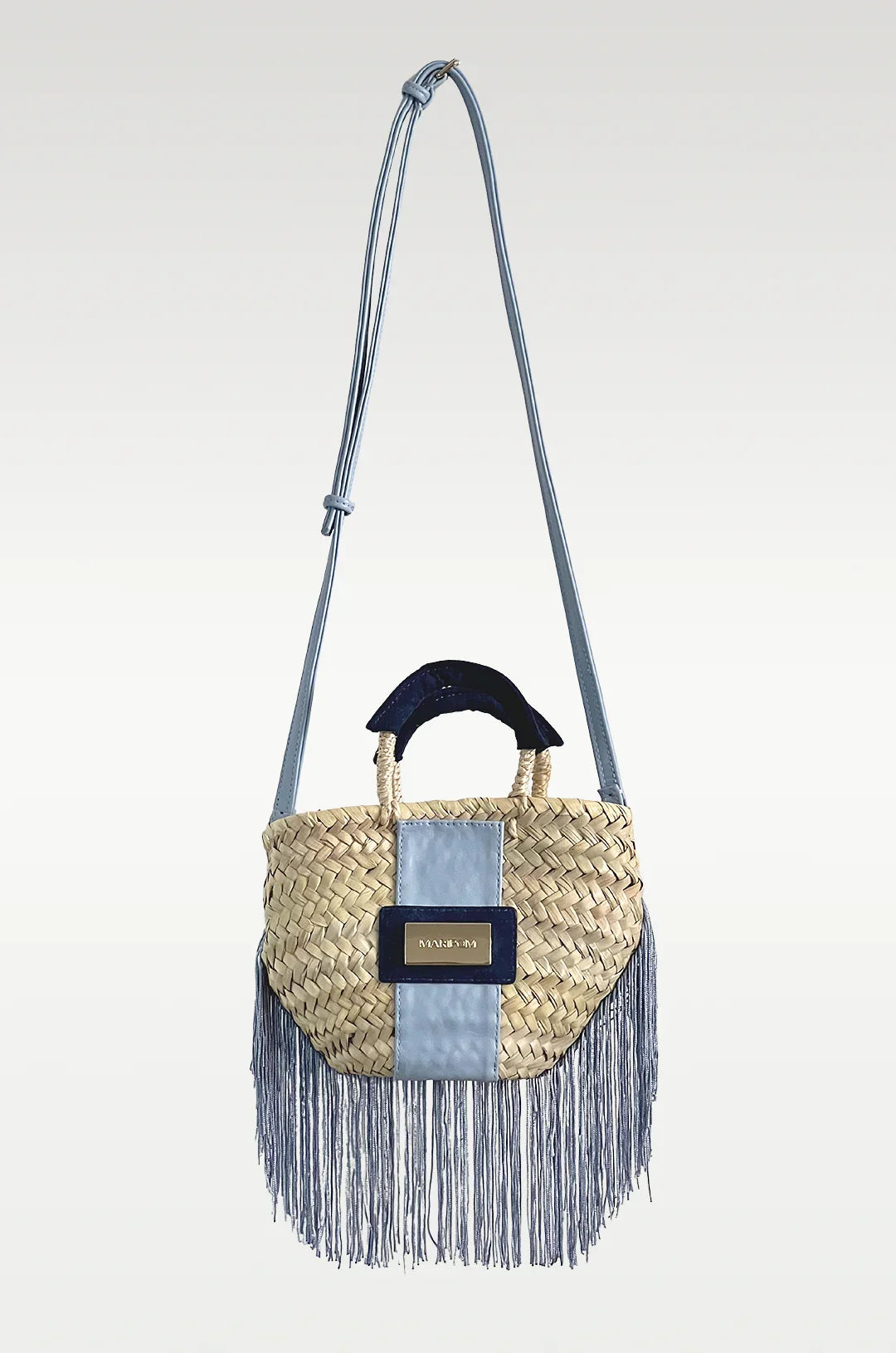Bolso Bailoa pequeño Azul – Palma y piel