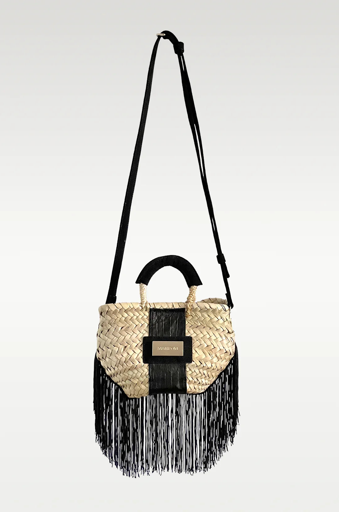 Bolso Bailoa pequeño Negro – Palma y piel