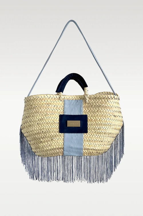 Bolso Bailoa grande Azul – Palma y piel