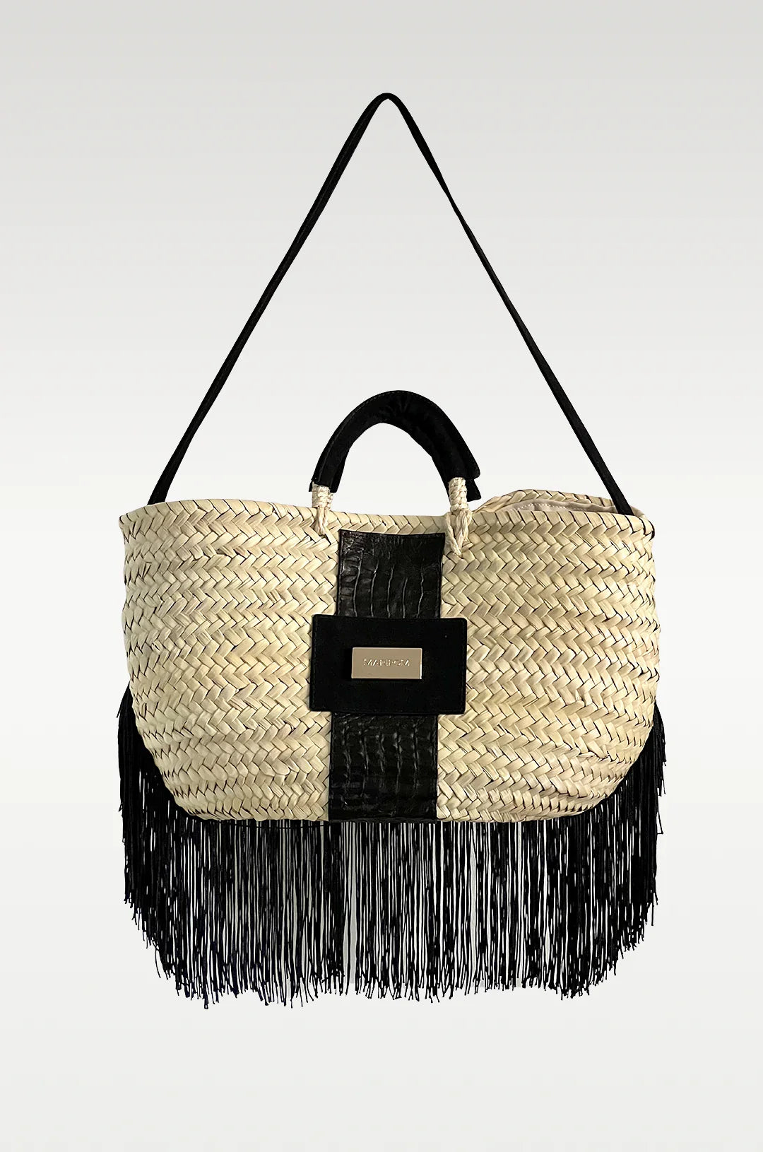 Bolso Bailoa grande Negro – Palma y piel